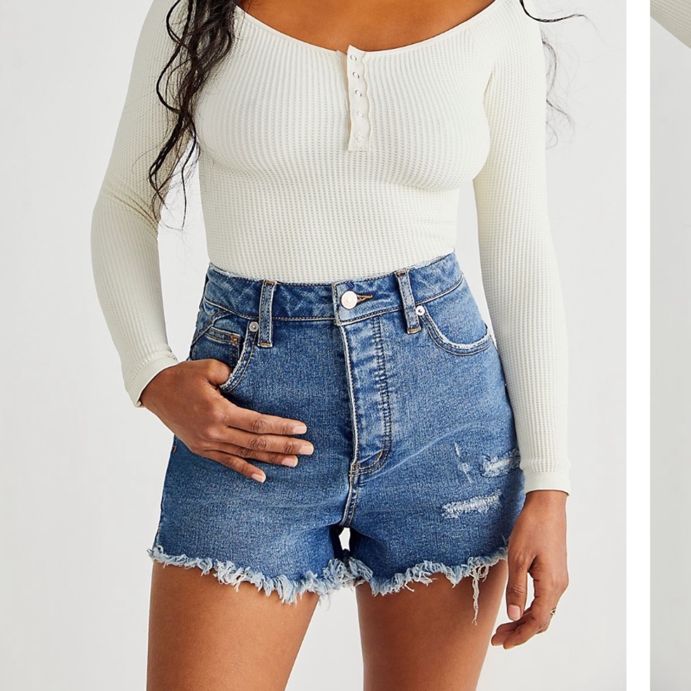 Free People Denim Shorts NWOT